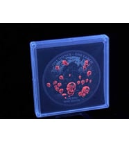 2022 Fiji “Earth 2022 – The Time of the Zombies” 1 Oz Gümüş Para – UV Efektli 300 Limitli