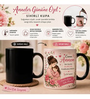 ANNELER GÜNÜNE ÖZEL SİHİRLİ KUPA BARDAK