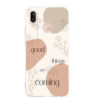 Huawei P20 Lite Uyumlu Baskılı Yumuşak Silikon Şeffaf Telefon Kılıfı
