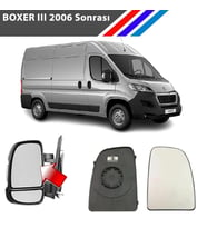 Peugeot Boxer 3 Sol Dış Ayna Üst Camı Sürücü Tarafı Isıtmalı