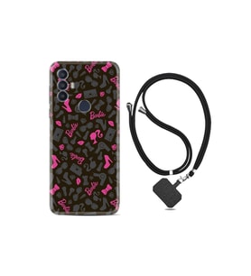 Tcl 30 Se Uyumlu Kılıf Excode Ipli Boyun Askılı Desenli Silikon Barbie And Shoes 1413