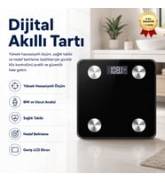 HZL Tartı Dijital Baskül Yağ Su Kas Vücut Kitle Endeksi Kilo Ölçer Tartı Profesyonel - Diyetisyen Onayli