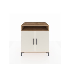 Kronos Şifonyer 3 Raflı 2 Kapaklı 88x59x96 Çam-Aytaşı