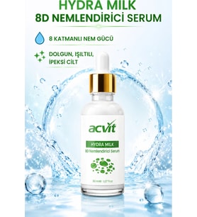 Hydra Milk 8D Nemlendirici Serum – 30 Ml