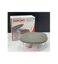 Paşabahçe 59123 Borcam Gri Kapaklı Tencere 1450cc