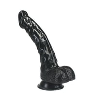 Markes 22 cm  ve Vajinal Kullabilen Siyah Realistik Penis Dildo