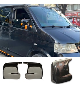 Vw Transporter T5 Batman Yarasa Ayna Kapağı Piona Black ABS 2004 2005 2006 2007 2008 2009