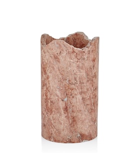 Mermer Kırmızı Traverten Şaraplık 11*11*21 Cm