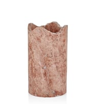 Mermer Kırmızı Traverten Şaraplık 11*11*21 Cm