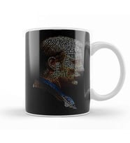 Dark Hannibal Typography Kupa Bardak Porselen