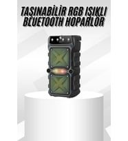 Çift Çıkışlı Güçlü Bataryalı Kablosuz Yüksek Ses Kaliteli Bluetooth Hoparlör