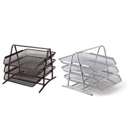 METAL EVRAK RAFI 3 KATLI HAREKETLİ SİYAH-GRİ RENK