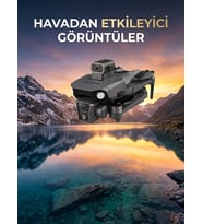 Çift Kameralı GPS Drone Geniş Açılı Havadan Görüntüleme Sistemi