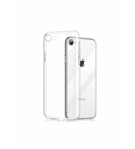 Iphone Se 2020 Şeffaf Tıpalı Kamera Korumalı Lüx Silikon Kılıf