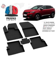 Drs Tuning Peugeot 3008 Allure 4D Araca Özel Havuzlu Kauçuk Paspas 2016 ve Üzeri