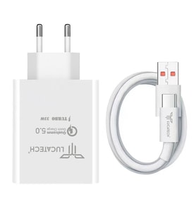 33W Turbo Şarj Aleti Type-C Fast Qualcomm 5.0 Quick Charge