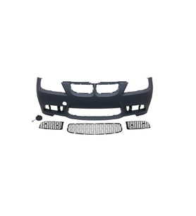 BMW E90 2005-2008 Komple Tampon &Ouml;n PDC Delikleri A&ccedil;ılabilir M3 Style 51127897222 Wender