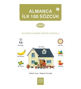 Almanca İlk Yüz Sözcük Çıkartma Kitabı