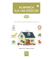 Almanca İlk Yüz Sözcük Çıkartma Kitabı