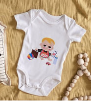 BK Kids Little Boss Tasarımlı Bebek Body Zıbın - Model 1