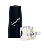 Vandoren LC04P Optimum Bas Klarnet Bek Bileziği ve Kapağı (Profesyonel)  3 Değiştirilebilir Plaka, Hassas İcra Kontrolü, Tam Uyumlu Yapı