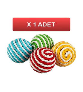 Polo Top Oyuncak İp Kaplama Top 4Cm (Karışık)