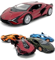 Kinsmart Die Cast Lamborghini Sian FKP 37(Kırmızı) 1/40 Model Araba