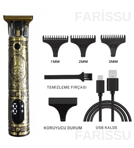 Dearling Şarjlı kablosuz Saç ve Sakal Kesme Makinesi