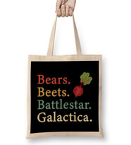 Bears Beets Battlestar Galactica The Office jim Halpert Bez Çanta Uzun Saplı