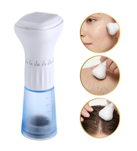140 İğneli Serum Hazneli Dermaroller – 0-3 mm Ayarlı Dermaroller Mikro İğneli Saç, Cilt ve Vücut Bakım Aparatı (5680)