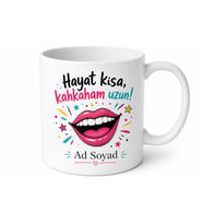 Çok Gülen Arkadaşa Kahkaha Kraliçesi Neşe Saçan Hediye Kupa Bardak
