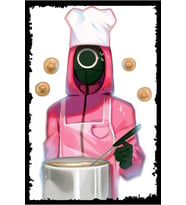 Hbb Squid Game Tasarım Ahşap Tablo