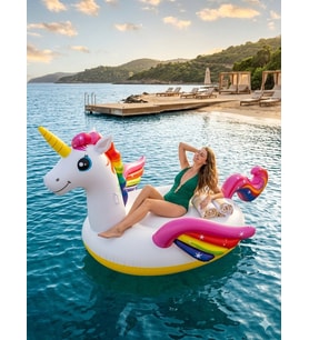 Mega Büyük Boy Binici Deniz Yatağı 287x193x165 Cm Pompa Dahildir
