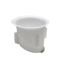 Titiz TP-121 Plastik Wc Matik Tuvalet Kapağı - Tek Kapaklı Koku Önleyici - Beyaz - 1 Adet