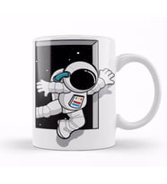 Astronaut Kupa Bardak Porselen