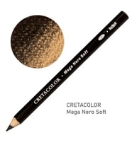 Cretacolor Mega Nero Pencil Soft Yağlı Kömür Kalem 461 28