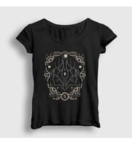 Presmono Kadın Siyah Gemini Zodiac Hediye İkizler Burcu T-Shirt 527213tt