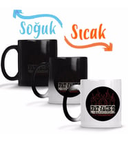 Fat Jacks Logo Sihirli Kupa Bardak Porselen