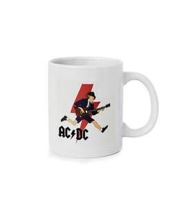 Ac-dc Baskılı Kupa/bardak