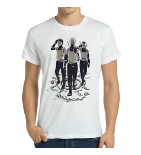 Bant Giyim - Naruto Anbu Kakashi Yamato Beyaz Erkek Tişört