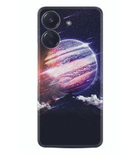 Xiaomi Redmi 13c Kılıf Silikon Desen Özel Seri Super Planet 1797