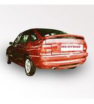 Ford Escort Uyumlu 6(95-01) Spoiler Bagaj Yüksek (Hatchback)(Işıklı) (Renksiz)