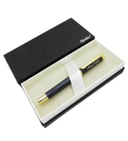 Signator® ST169 Mat Black Gold Metal Roller Kalem  İsme Özel Kalem (Karışık)