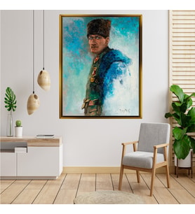 ÇERÇEVELİ ATATÜRK TABLO S590