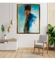 ÇERÇEVELİ ATATÜRK TABLO S590