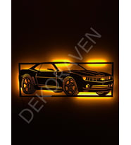 Araba Led Işıklı Tablo