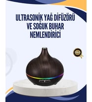 Led Işıklı Sessiz Çalışan Soğuk Buhar Nemlendirici