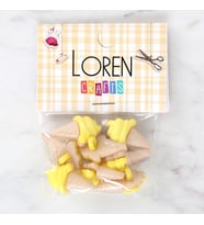 Crafts Sarı 8'Li Düğme - 3072