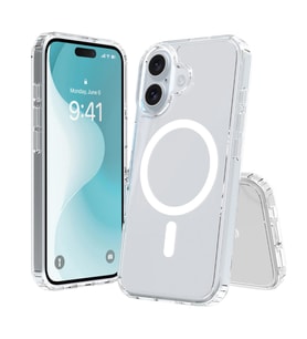 BİKAPAK MAGSLIM IPHONE 16 ŞEFFAF KAPAK