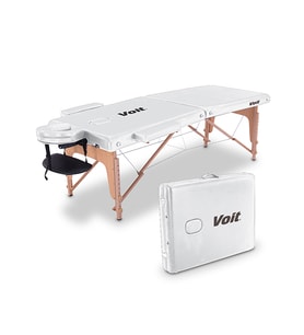 Voit 55003 Katlanabilir Masaj Masası Çantalı, Kılıflı, Beyaz